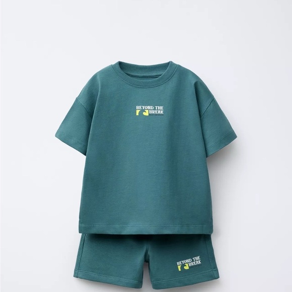 Zara Boy Beyond the Break T-Shirt Shorts Set